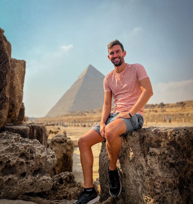 Jon exploring ancient wisdom in Egypt